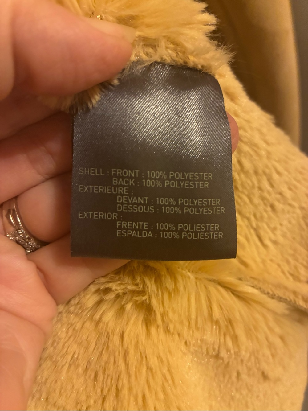 Liz Claiborne faux, leather faux fur size medium - Picture 5 of 10